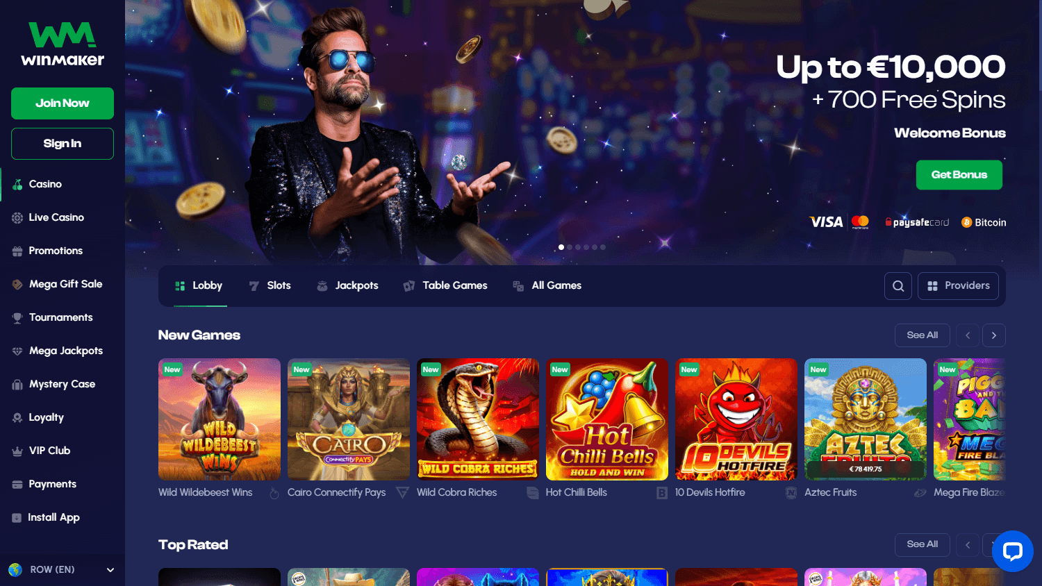 Win Maker Casino Desktop screenshot