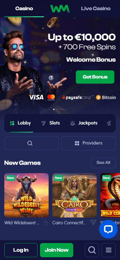 Win Maker Casino Mobile screenshot